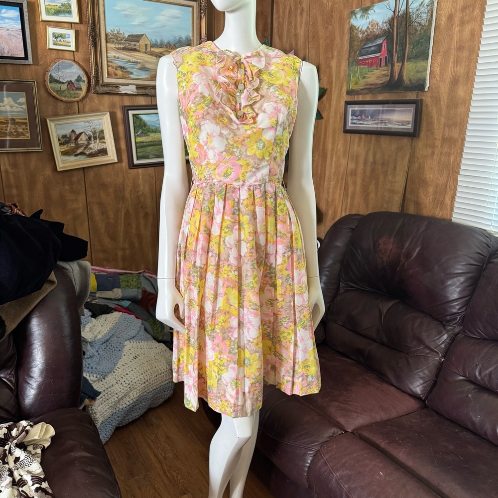 Vintage Floral Dress